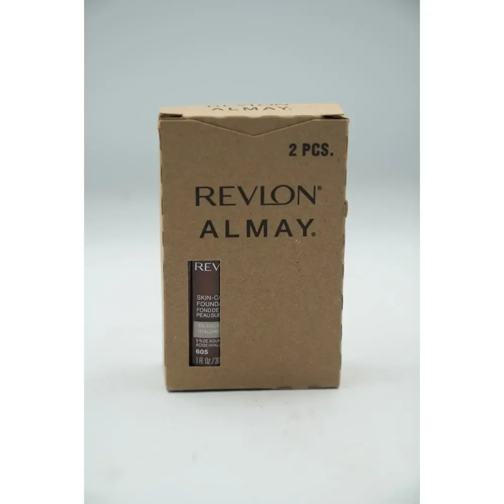 Revlon Illuminance Skin-Caring Foundation 605 + 501 1oz Duo Pack 5% Squalane‎